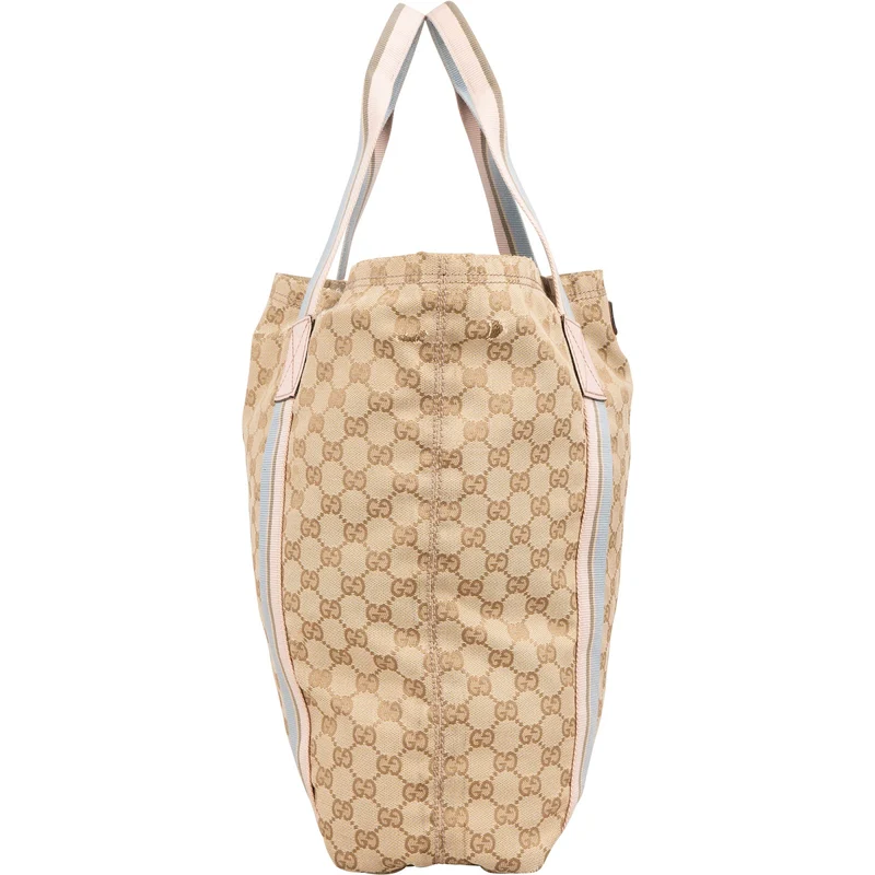 Gucci Monogram GG Canvas Tote Handbag
