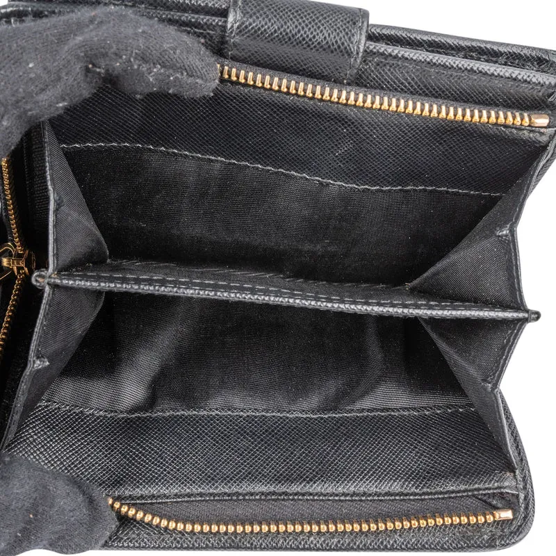 Prada Saffiano Leather Compact Wallet