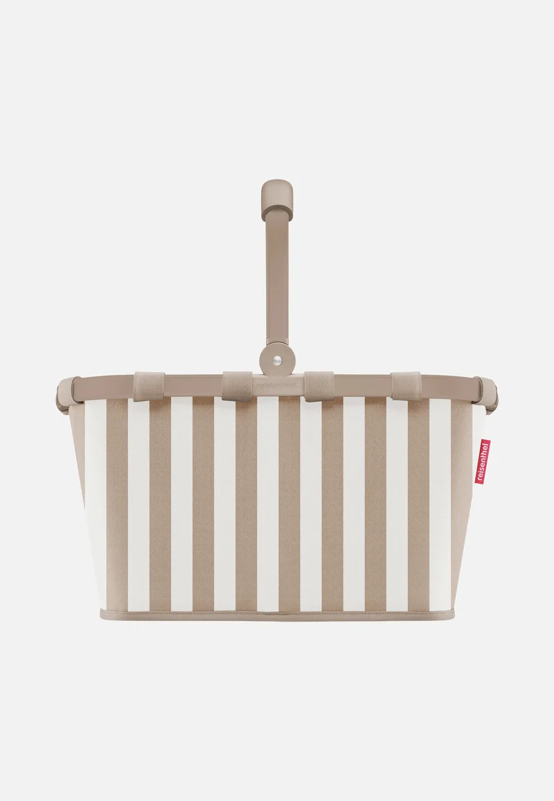Carrybag Summerstripes Coffee - Einkaufskorb