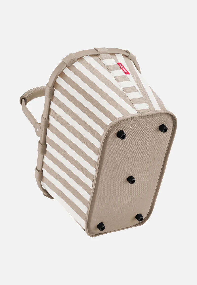 Carrybag Summerstripes Coffee - Einkaufskorb