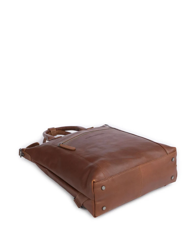 The Chesterfield Brand Wax Pull Up Cow Luisa Rucksack-Tasche cognac