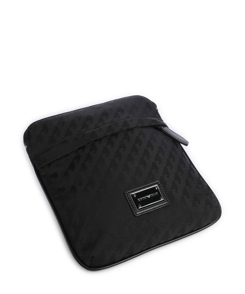 Emporio Armani Eagle All Over Umhängetasche black beauty