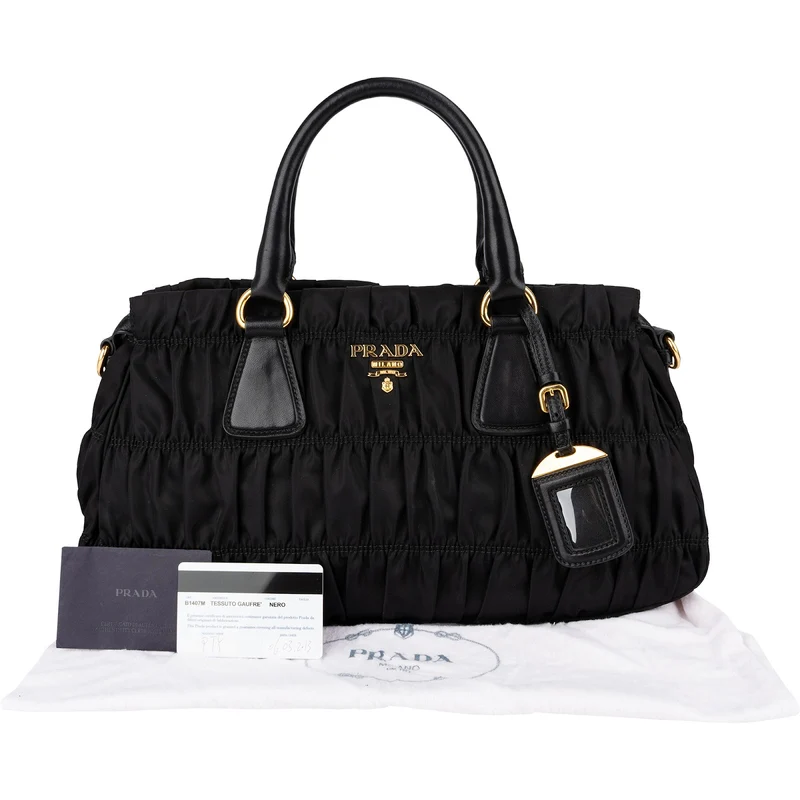 Prada Tessuto Nylon Gaufre Handbag