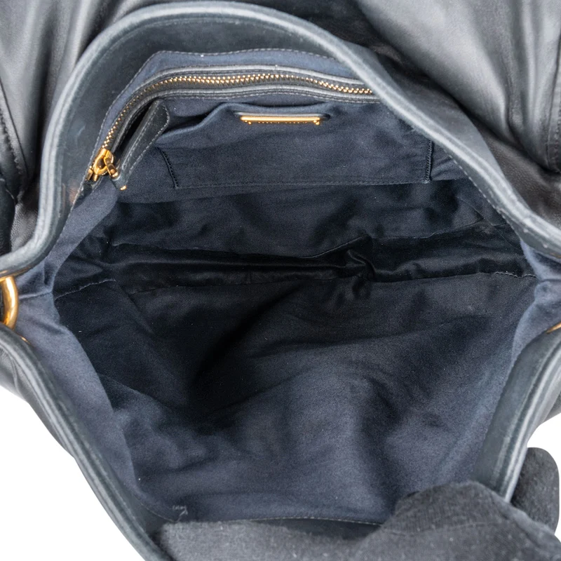 Miu Miu Matelassé Nappa Leather Coffer Hobo City Shoulder Bag