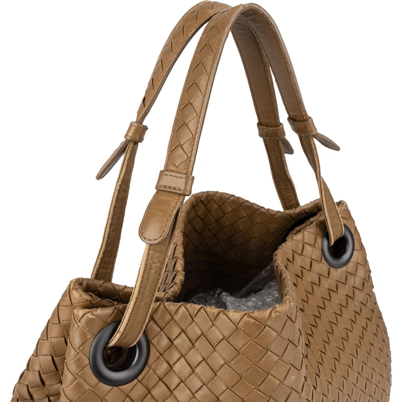 Bottega Veneta Intrecciato Nappa Leather Campana Tote Shoulder Bag