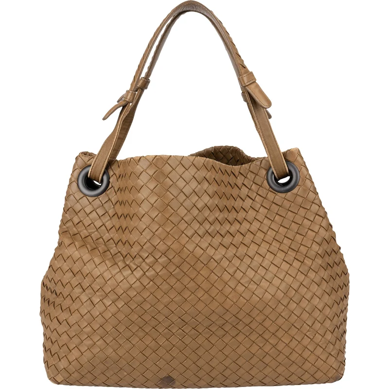 Bottega Veneta Intrecciato Nappa Leather Campana Tote Shoulder Bag