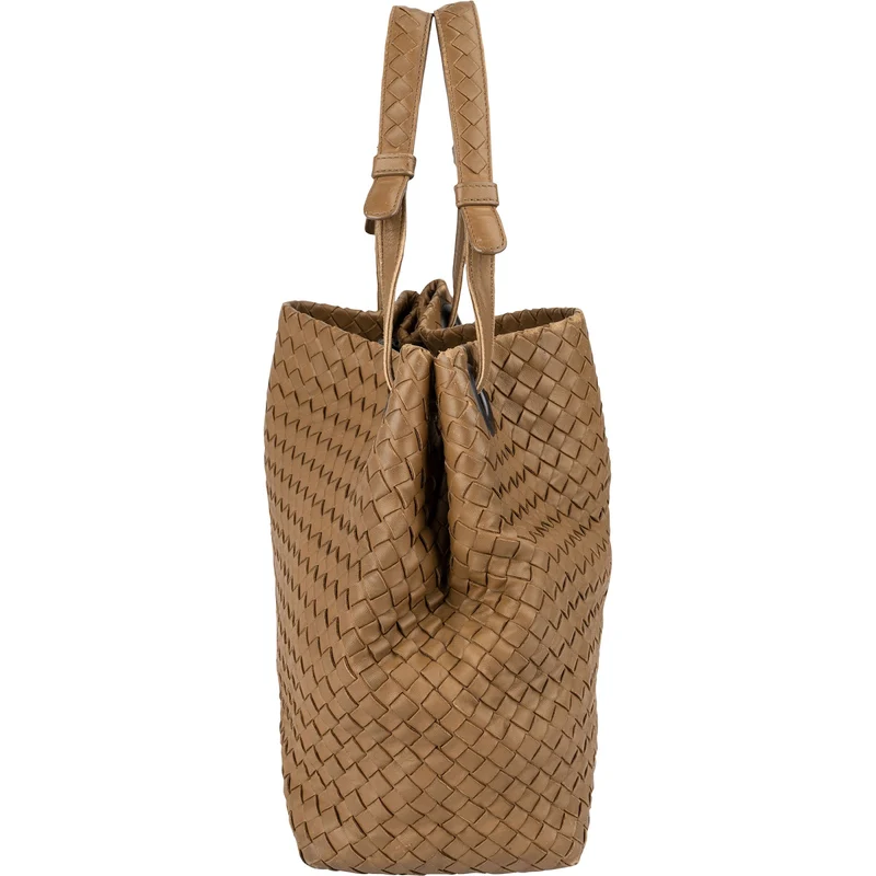 Bottega Veneta Intrecciato Nappa Leather Campana Tote Shoulder Bag