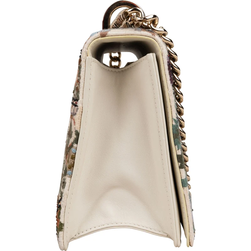 Christin Dior Limited Fabric Embroidered Kaleidiorscopie Diorama Shoulder Crossbody Bag