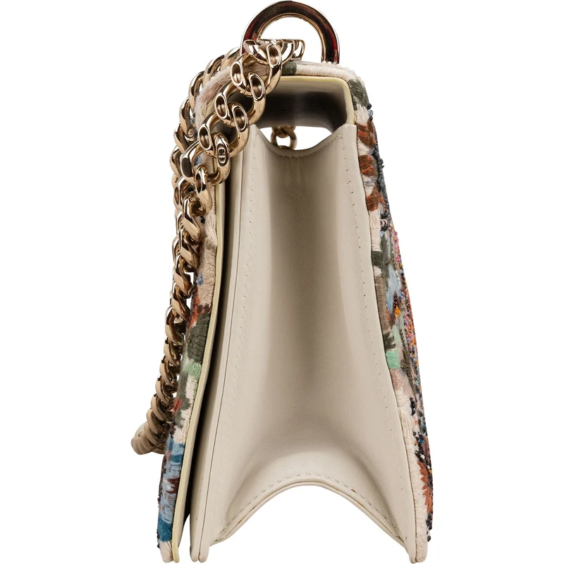 Christin Dior Limited Fabric Embroidered Kaleidiorscopie Diorama Shoulder Crossbody Bag