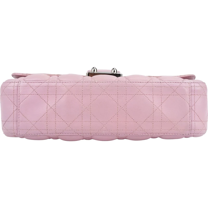 Christian Dior Pink Quilted Leather Diorama Shoulder Bag