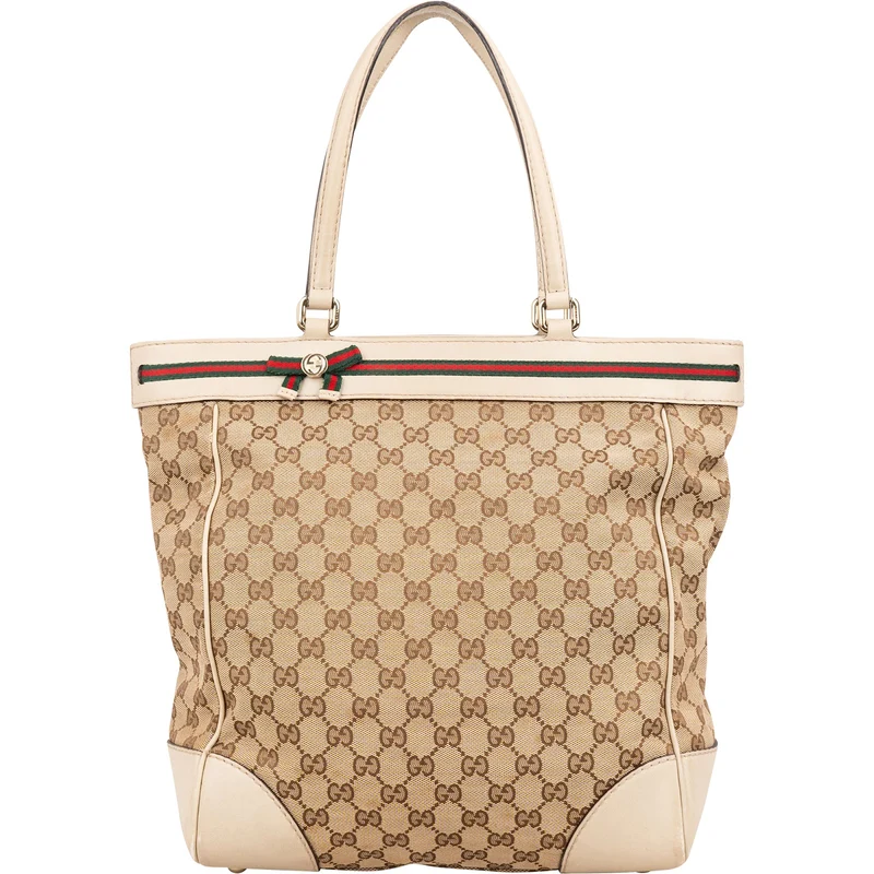 Gucci Monogram GG Canvas Princy Tote Handbag