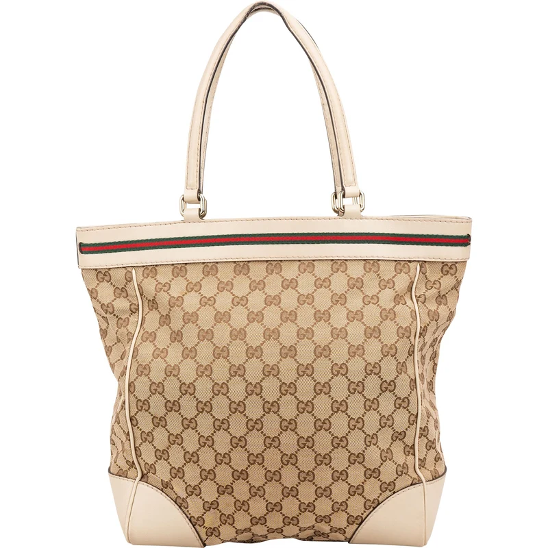Gucci Monogram GG Canvas Princy Tote Handbag