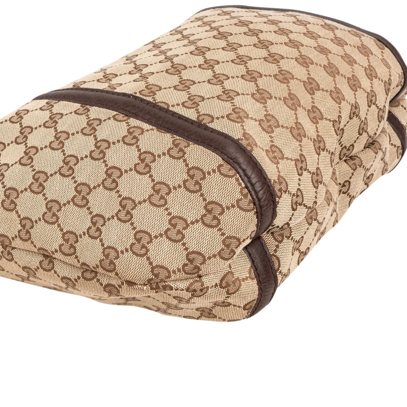 Gucci Monogram GG Canvas Indy Hobo Shoulder Bag