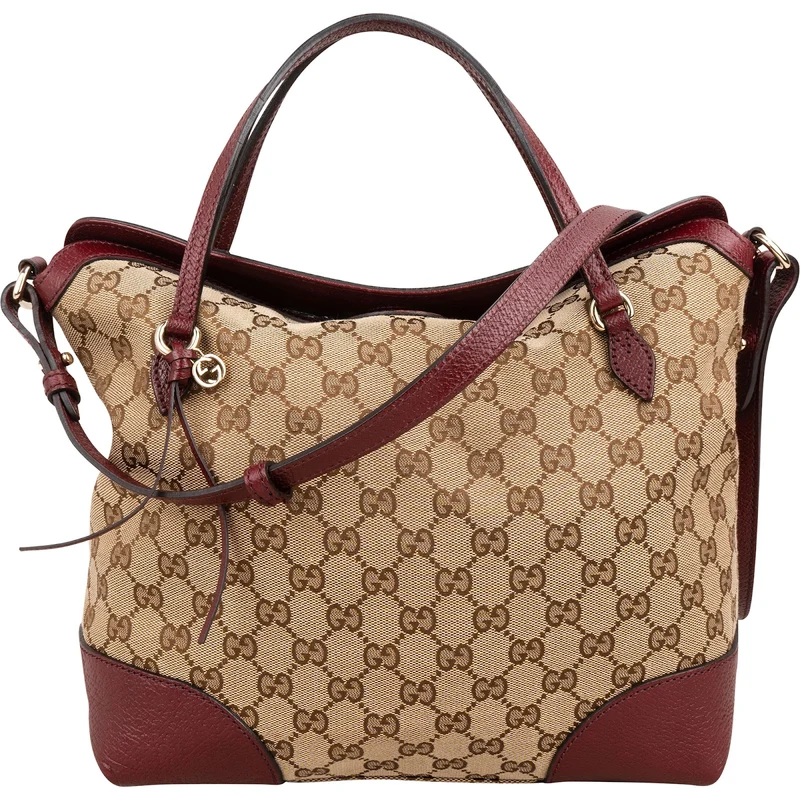 Gucci Monogram GG Canvas Bree Tote Handbag