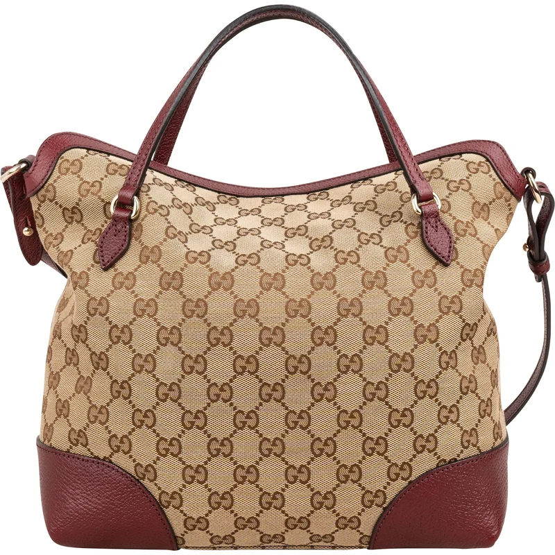 Gucci Monogram GG Canvas Bree Tote Handbag