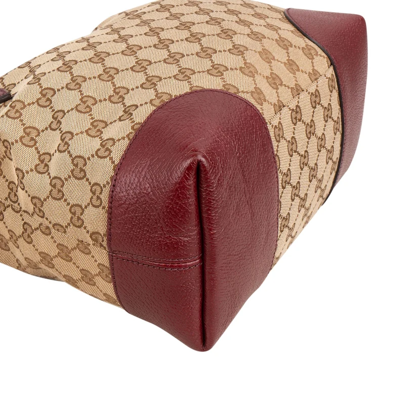 Gucci Monogram GG Canvas Bree Tote Handbag