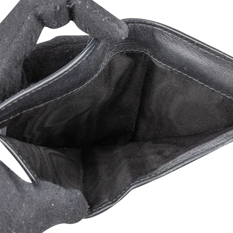Prada Vitello Move Leather Small Trifold Wallet