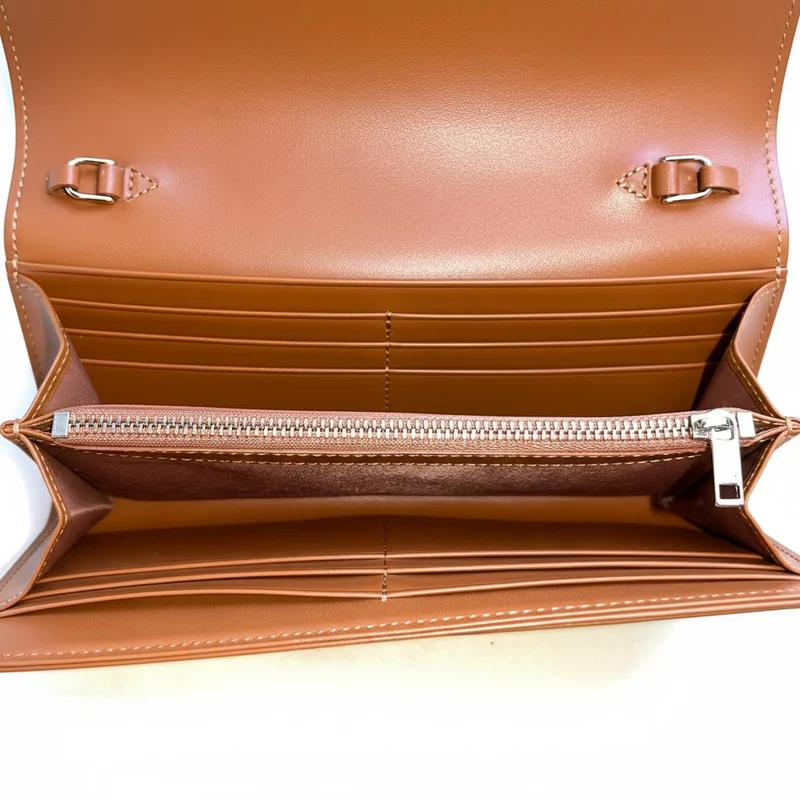 MCM Monogram Visetos Patricia Wallet On Chain Crossbody Bag