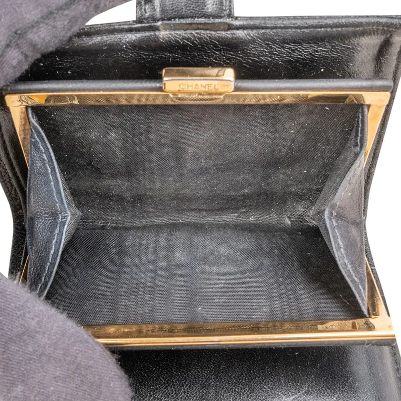 Chanel Caviar Leather CC Bifold Wallet