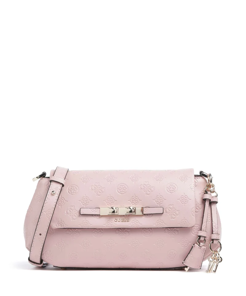 Guess Carmella Umhängetasche light pink logo