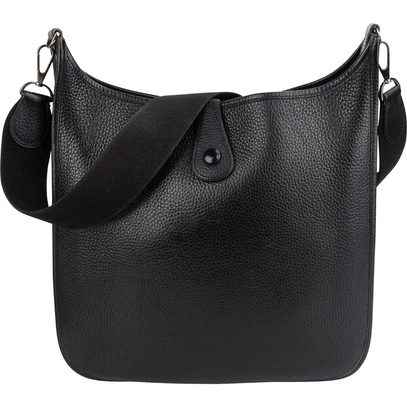 Hermès Taurillon Clemence Evelyne GM Crossbody Bag