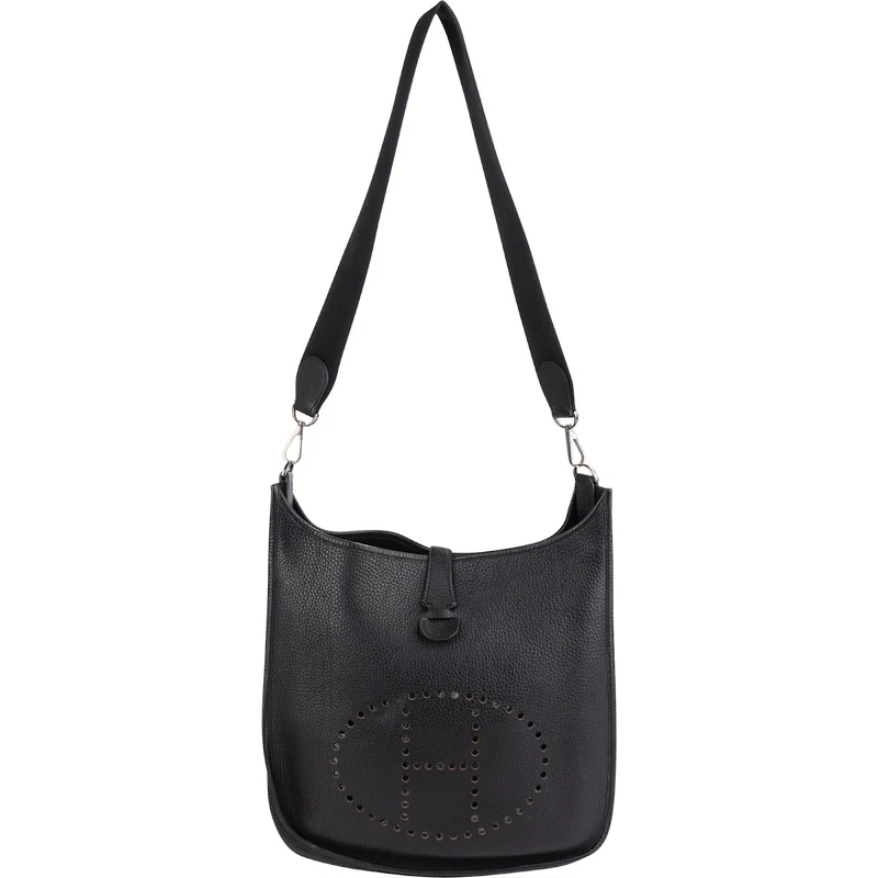 Hermès Taurillon Clemence Evelyne GM Crossbody Bag