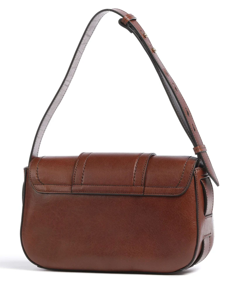 The Bridge Benedetta Schultertasche marrone/oro