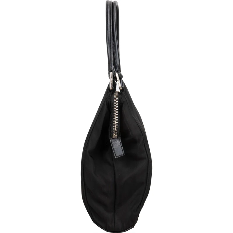 Prada Black Nylon Triangle Handbag