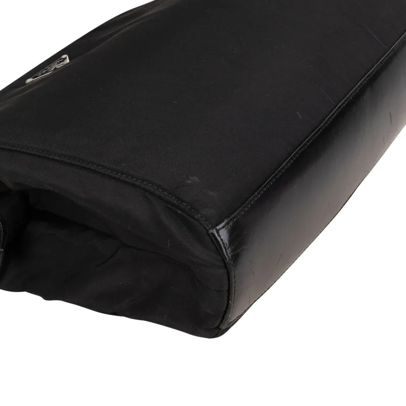 Prada Black Nylon Triangle Handbag