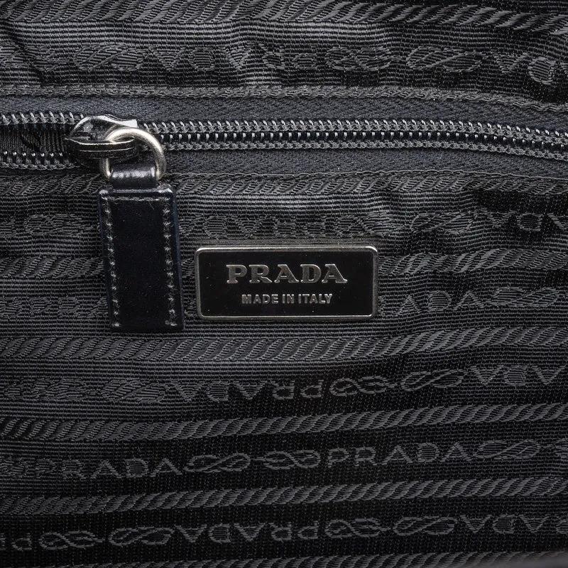 Prada Black Nylon Triangle Handbag