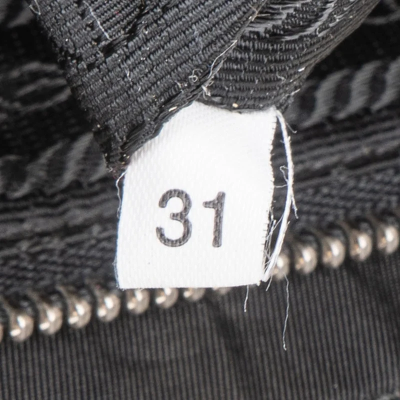 Prada Black Nylon Triangle Handbag