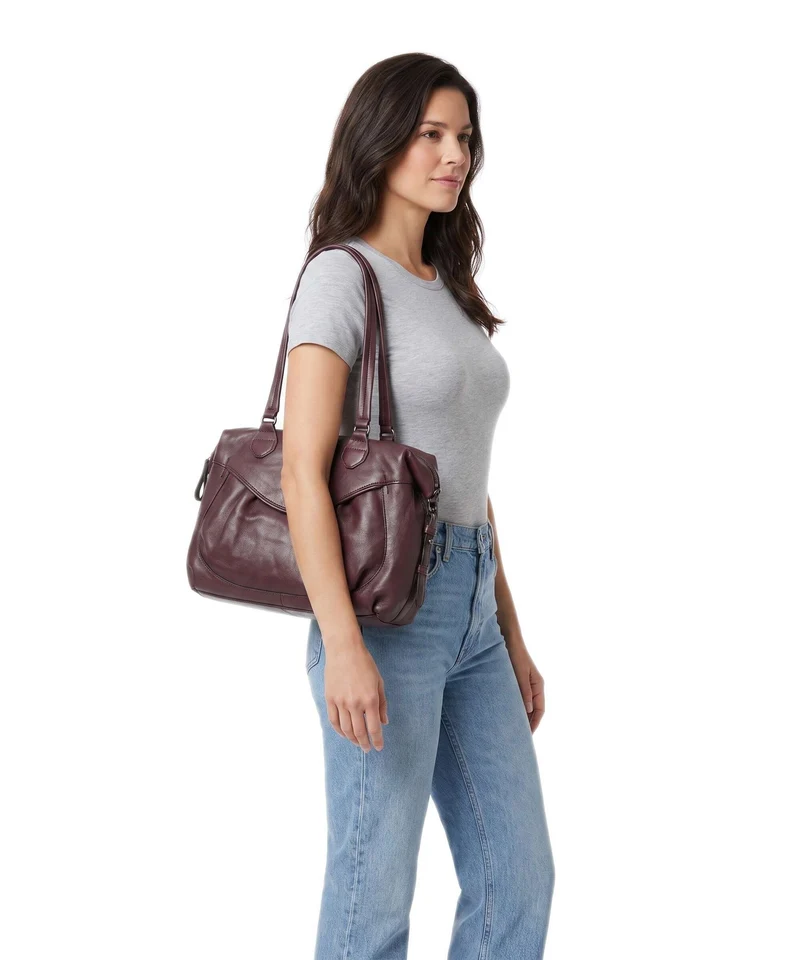 Aunts & Uncles Grandma's Luxury Club Mrs. Churro Schultertasche dark cherry
