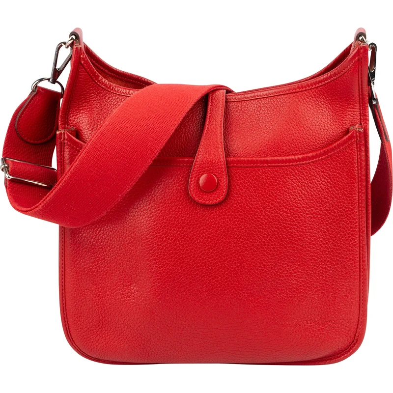 Hermès Taurillon Clemence Leather Evelyne III GM Crossbody Bag