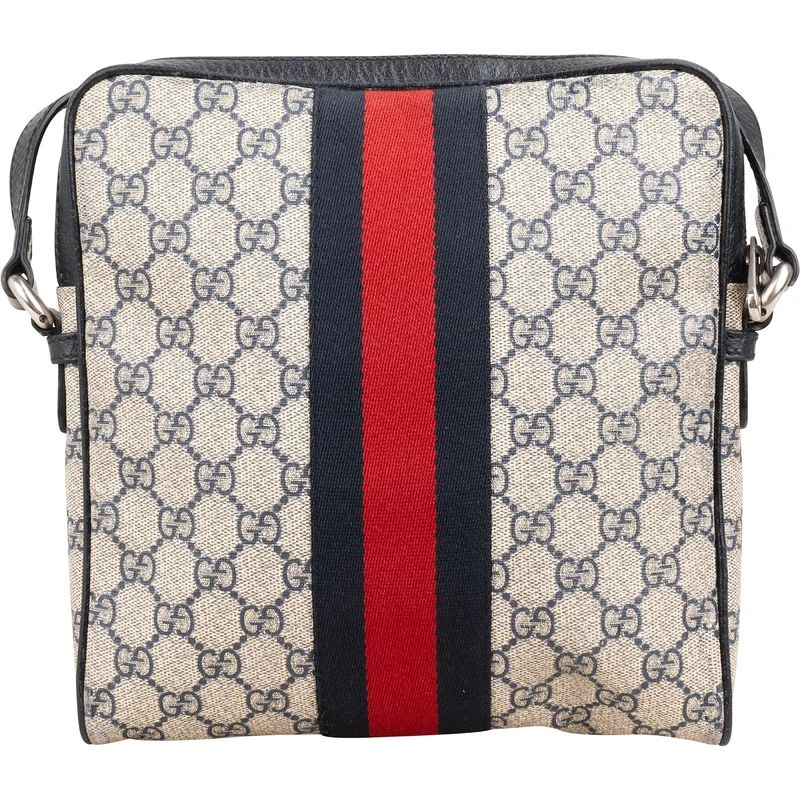 Gucci Monogram GG Supreme Ophidia Messenger Crossbody Bag
