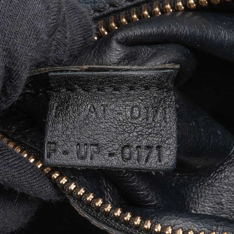 Céline Denim & Leather Luggage Tote Handbag