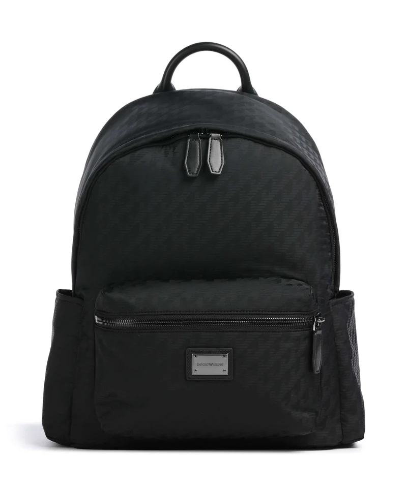 Emporio Armani Eagle All Over Rucksack black beauty