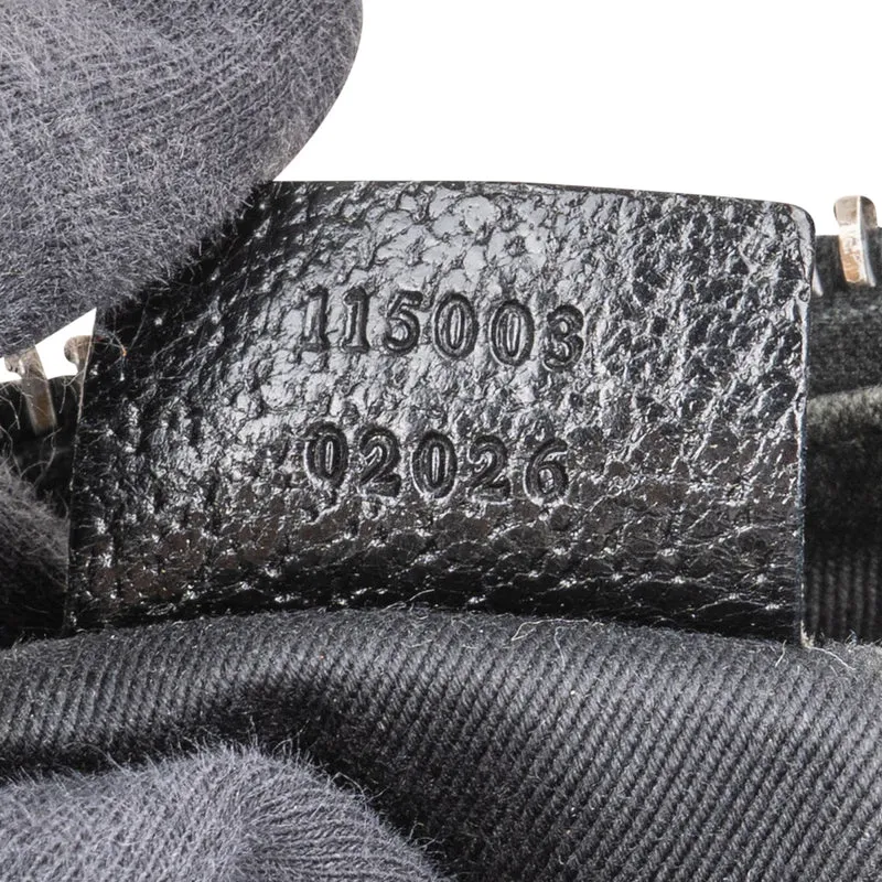 Gucci Monogram GG Canvas Ring Woven Handle Shoulder Bag