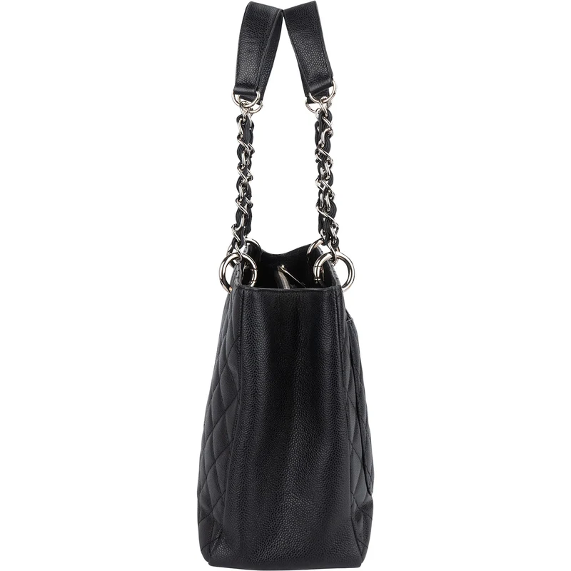 Chanel Quilted Caviar Leather Grand Shopping CC Handbag