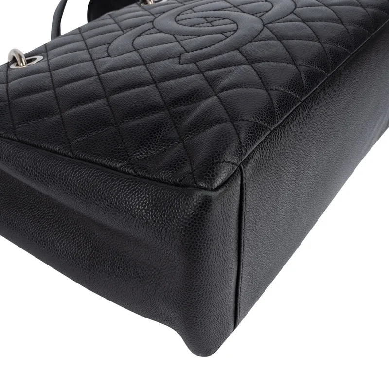 Chanel Quilted Caviar Leather Grand Shopping CC Handbag