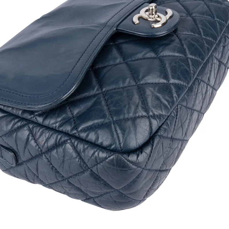 Chanel Quilted Lambskin Single Flap Crossbody Bag