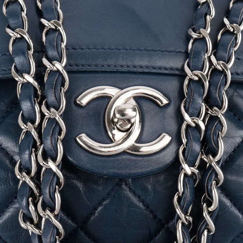 Chanel Quilted Lambskin Single Flap Crossbody Bag