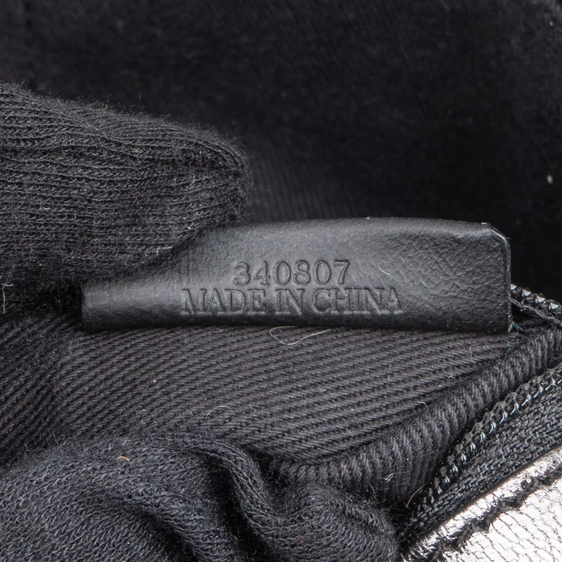 Loewe Black Leather Anagram Shoulder Bag