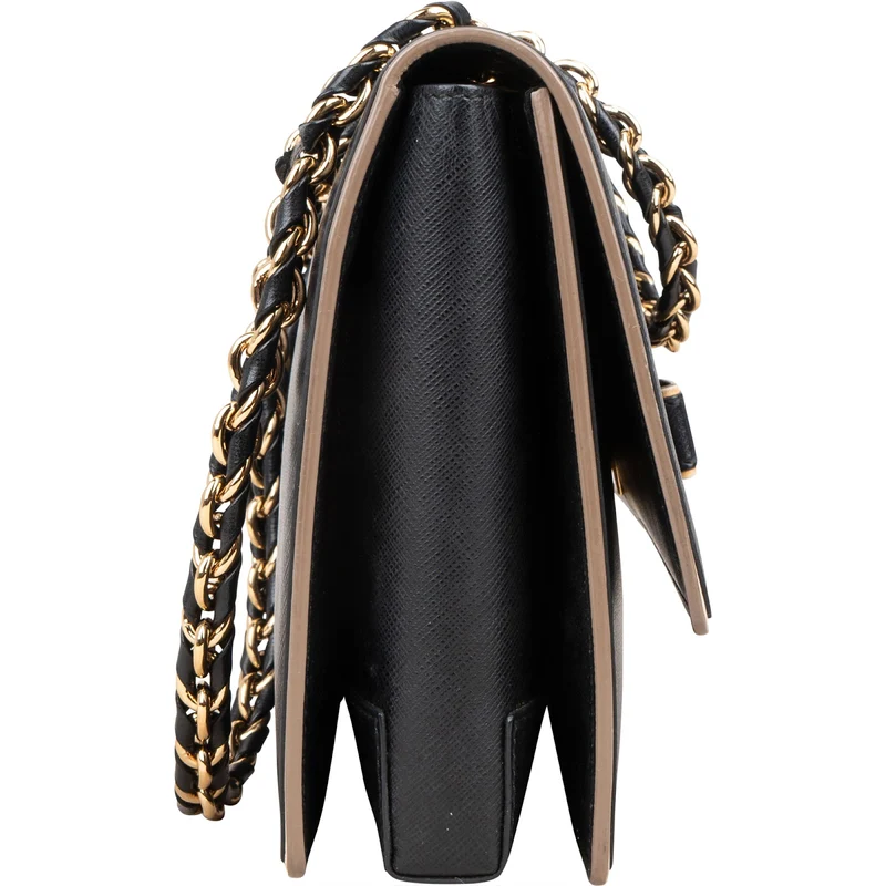 Salvatore Ferragamo Saffiano Leather Vara Bow Crossbody Bag