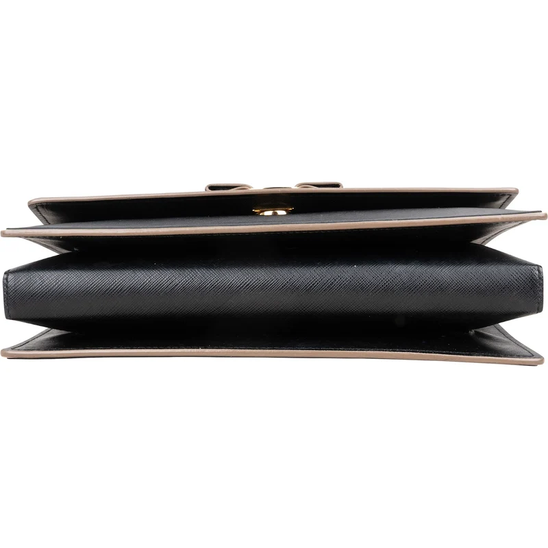 Salvatore Ferragamo Saffiano Leather Vara Bow Crossbody Bag