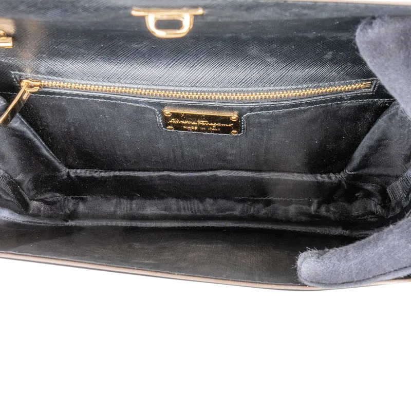 Salvatore Ferragamo Saffiano Leather Vara Bow Crossbody Bag