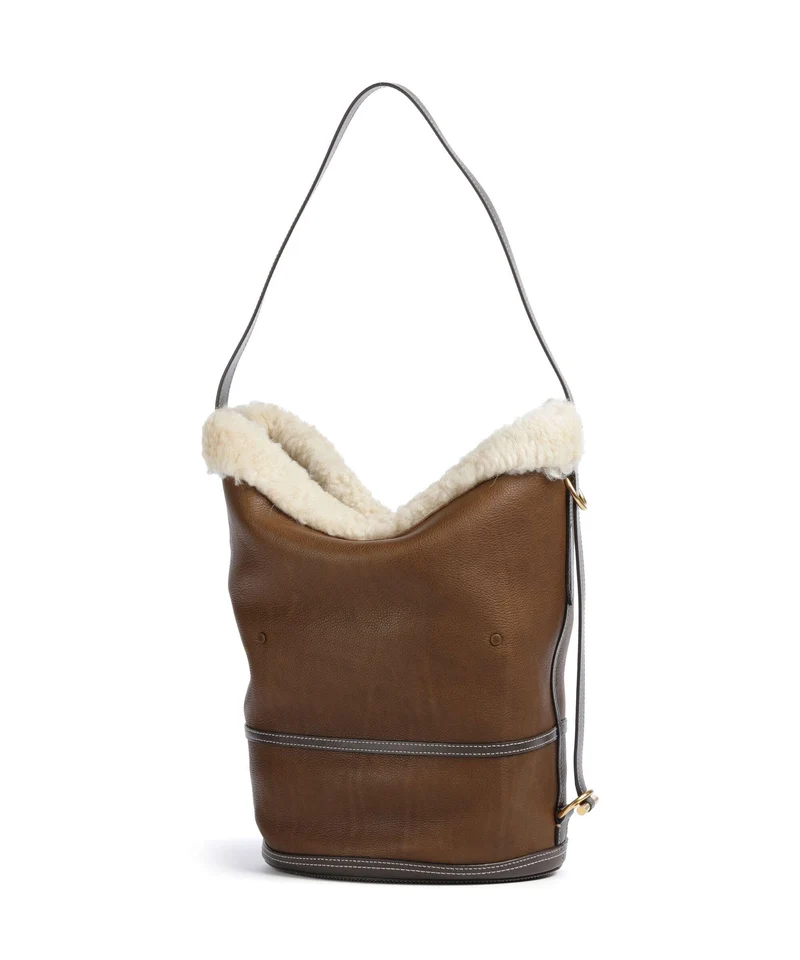 Polo Ralph Lauren Bellport Medium Bucket Handtasche luggage/cream