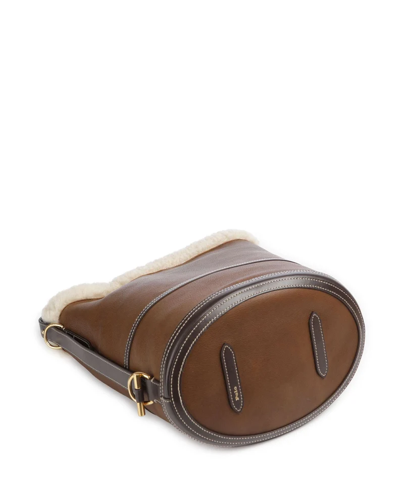 Polo Ralph Lauren Bellport Medium Bucket Handtasche luggage/cream