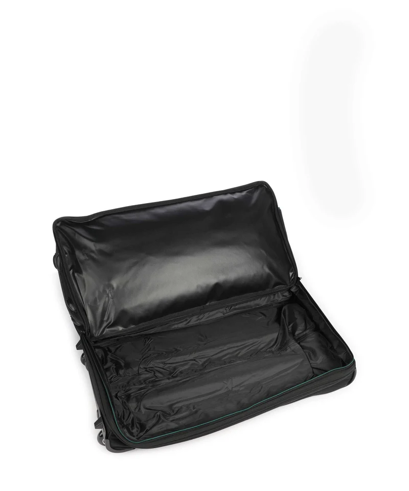 Travelite Basics Rollenreisetasche schwarz/petrol