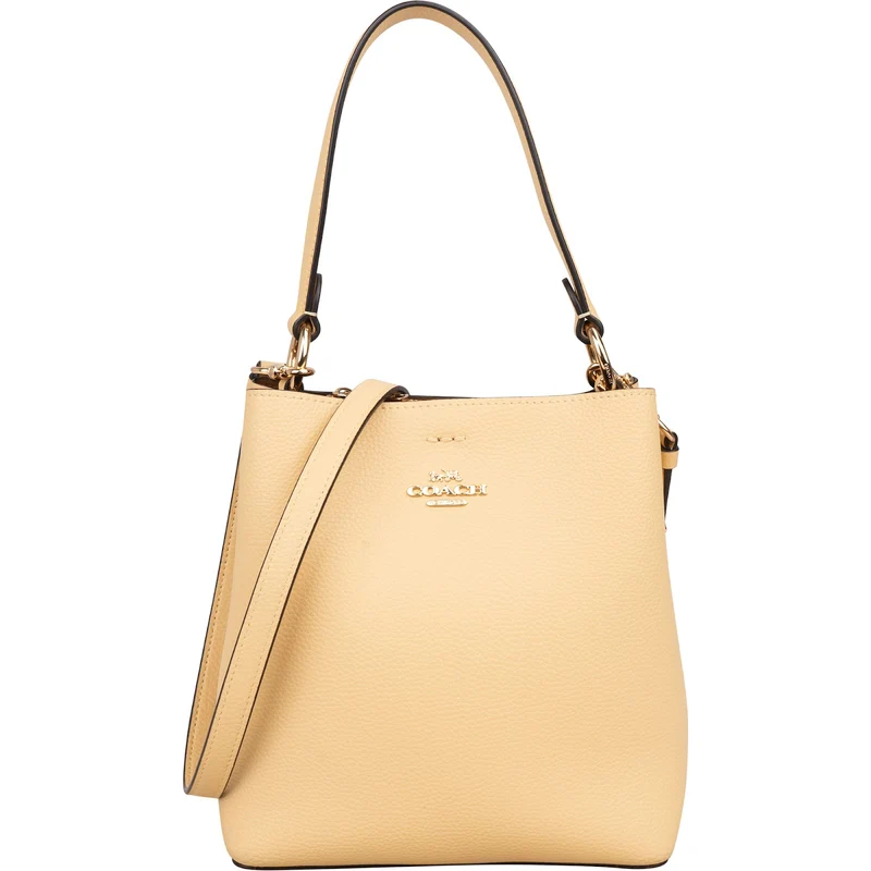 Coach Pebbled Leather Small Town Bucket Crossbody Bag