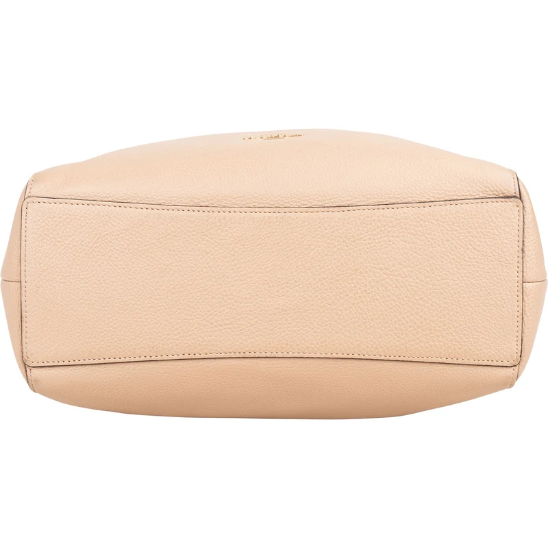 Coach Pebbled Leather Edie Shoulder Bag